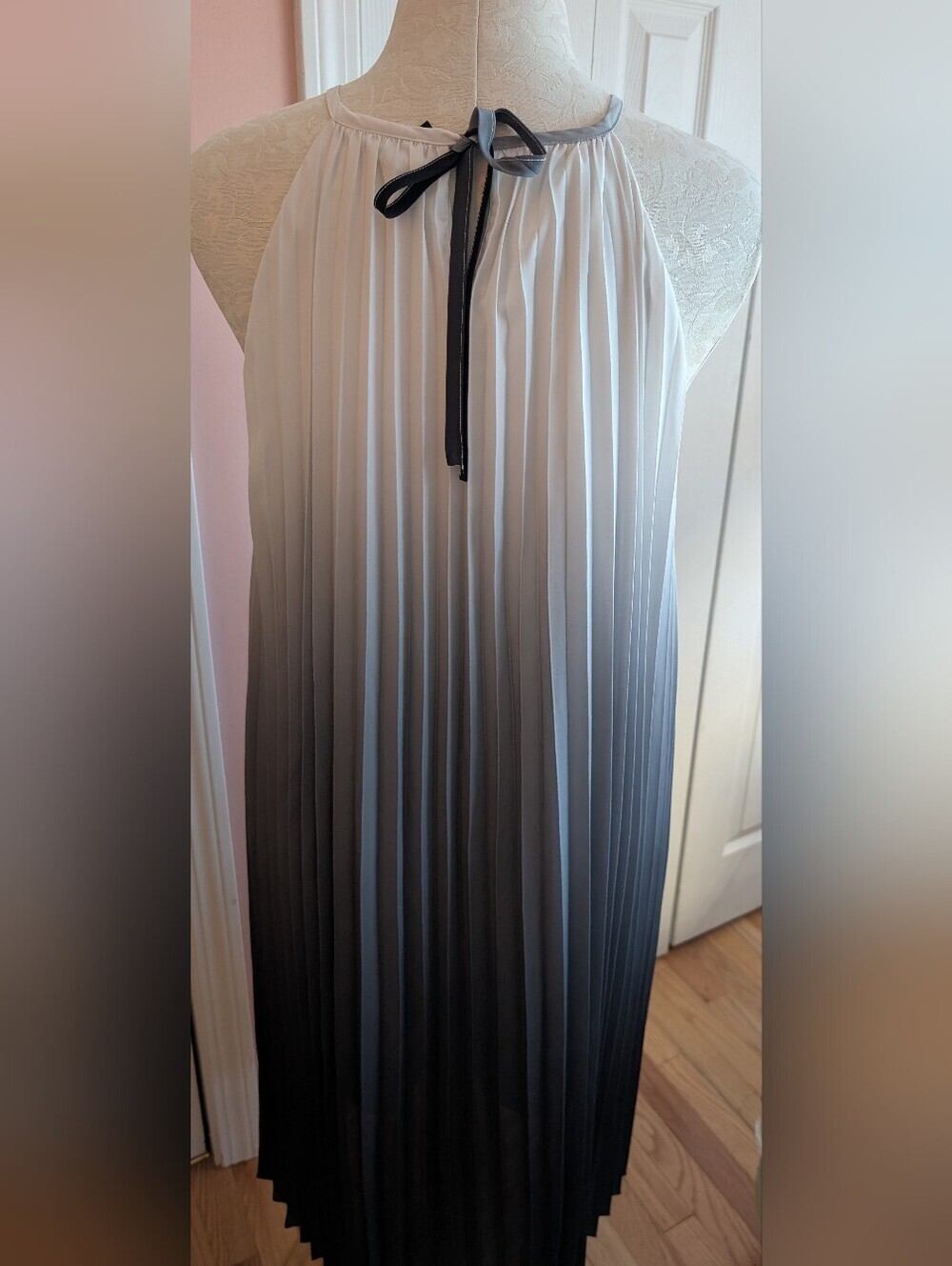 Worthington Pleated Ombre Dress - Size XL - Picture 7 of 10